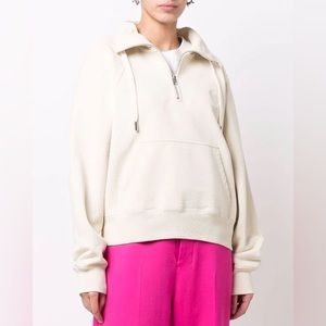 Ami de Coeur half-zip sweatshirt